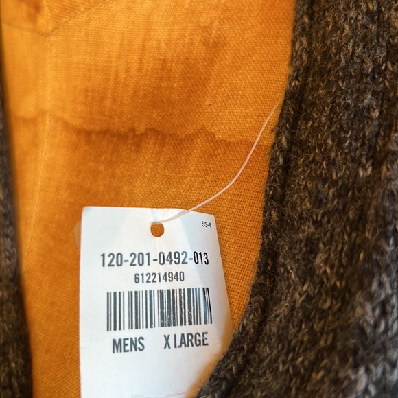 NWT A&F black/gray cardigan sweater size XL - Picture 7 of 10